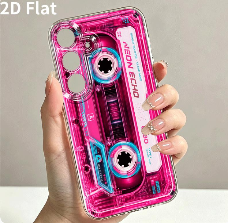 2D Flat-Style Vinyl Record Graphic Smartphone Case - Full-Coverage Soft Protector for iPhone and Samsung Galaxy Devices (Models A05S, A06, A17, A21S, A22, A56, S21 Ultra, S22 Plus, S23+, S24 FE, S25 Edge)