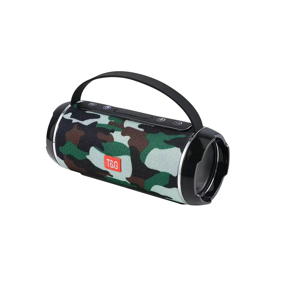 T&G116C Portable Bluetooth Speaker - Waterproof Outdoor Speaker with HD Audio, Enhanced Bass, IPX5 Rating, Compact Design, Wireless Stereo Pairing, Perfect for Travel and Outdoor Events