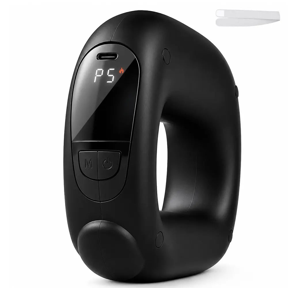 Turbo-Vibe Rechargeable Hands-Free Full Body Massage Device with 6 Speed and 6 Modes - Mini Ab Trainer for Muscle Recovery and Deep Tissue Relief, Ideal Gift for Men and Women