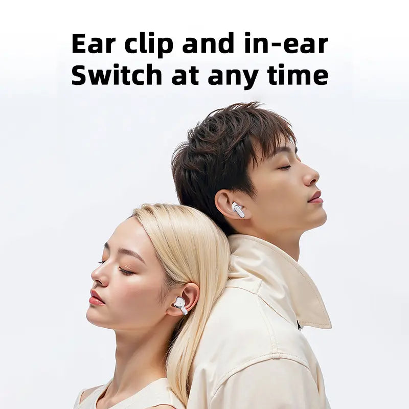 Wireless Bluetooth In-Ear and Ear Clip Sports Earphones for Music