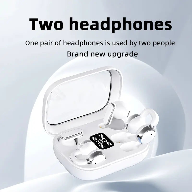 Wireless Bluetooth In-Ear and Ear Clip Sports Earphones for Music
