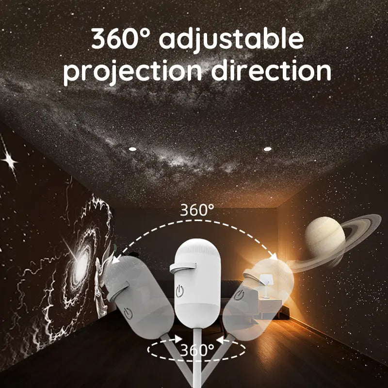 LED USB Galaxy Star Night Light - 12/6/3-In-1 Nebula Projector for Bedroom Decor, Perfect Gift for Children and Galaxy Enthusiasts, Sohochic